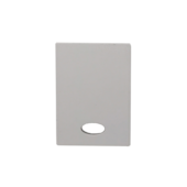 Tampa para Perfil Risqué 3626 com Furo Branco 10 Unidades Avant