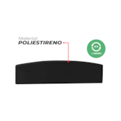 Tampa para Perfil Risqué 5010 Cega Preto 10 Unidades Avant