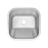 Tanque de Encaixe Hera 25L Aço Inox Acetinado 40x40cm Tramontina Tanque de Encaixe Hera 25L Aço Inox Acetinado 40x40cm Tramontina