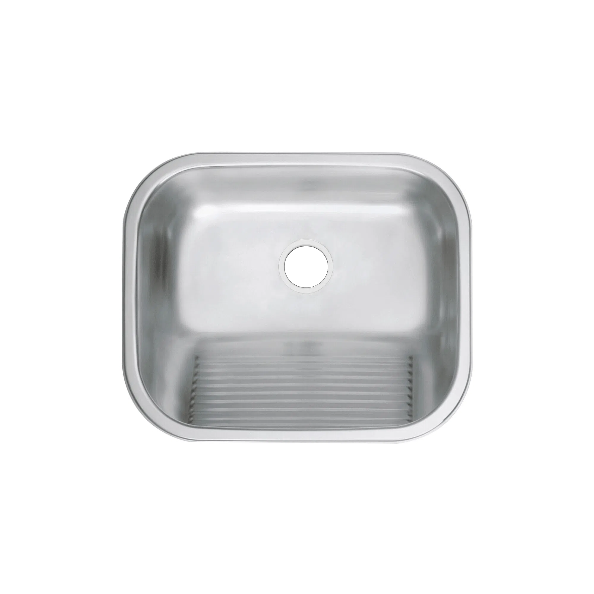 Tanque de Encaixe Hera 34L em Aço Inox Acetinado 50x40cm