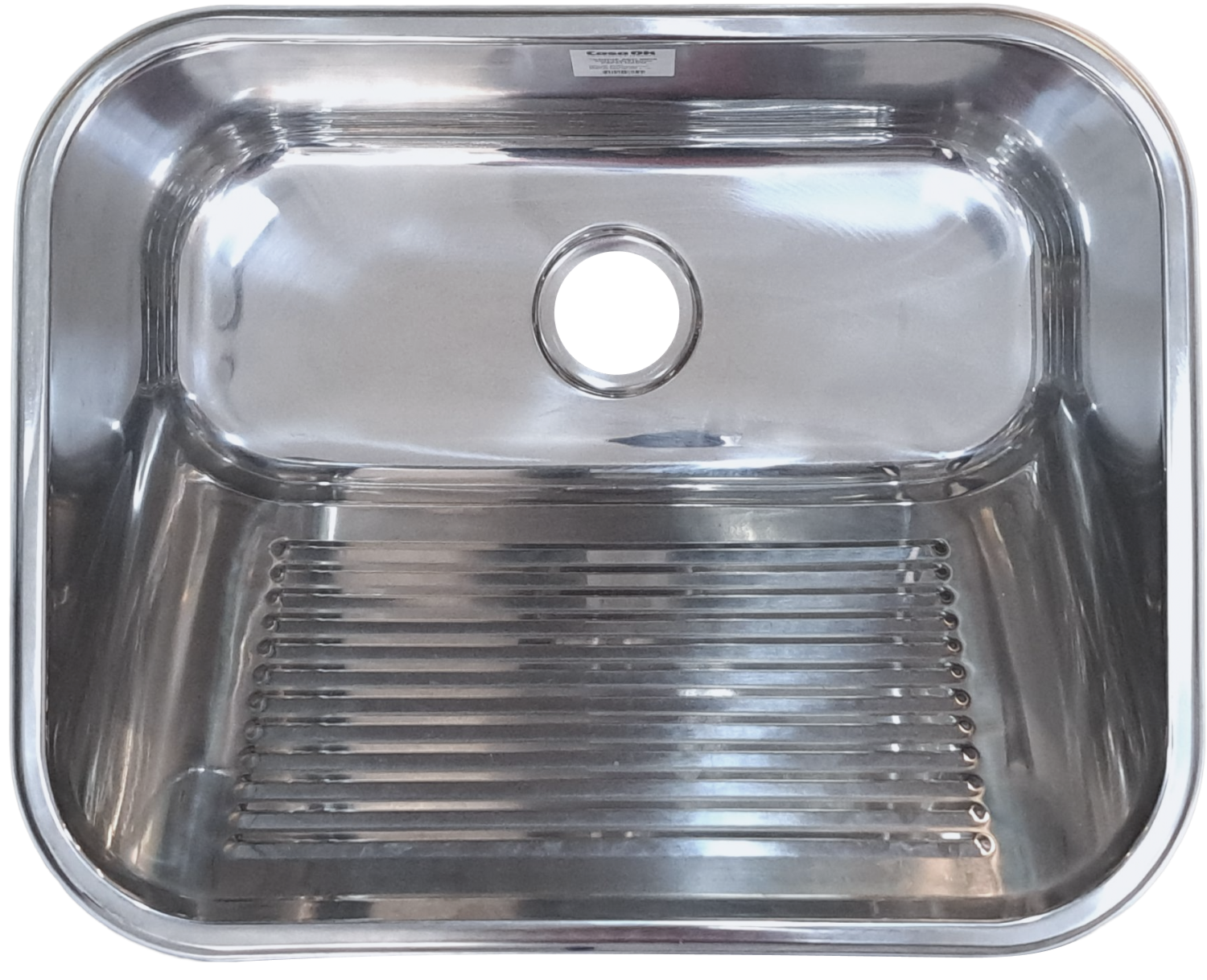 Tanque Inox 53x43x21cm Alto Brilho Casa Ok - Apotiguar