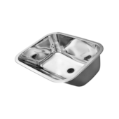 Tanque Monobloco Inox Alto Brilho 32L 55x45x23cm Docol Tanque Monobloco Inox Alto Brilho 32L 55x45x23cm Docol