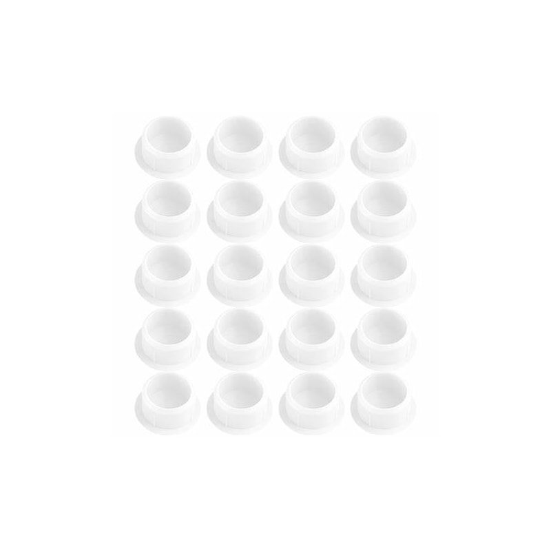 Tapa Furo 10mm Branco Canto T Bemfixa