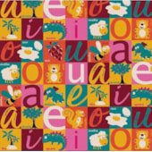 Tapete Brisa Vogais 100X130cm Kapazi                                 
 Tapete Brisa Vogais 100X130cm Kapazi