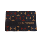 Tapete Capacho Bem-Vindo 60x40cm Casa Ok
