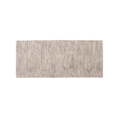 Tapete Jacquard Eco Cru e Marrom 50x120cm Kapazi