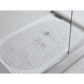 Tapete para Box em PVC Transparente 69x36 Casa OK