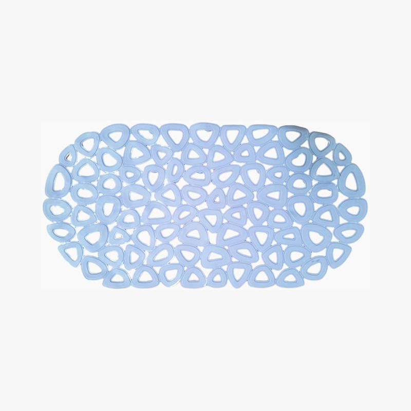 Tapete para Box PVC Azul 37x67cm Casa Ok