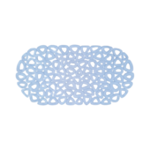 Tapete para Box PVC Azul 37x67cm Casa Ok