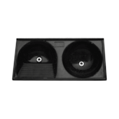 Taque Marmofibra 120x60cm Preto ABS Decoralita