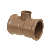 Tê com Redução Soldável 110x75mm Krona  Tê com Redução Soldável 110x75mm Krona
