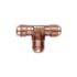 Tê para Gás 5/8" UNF para TUbo de Cobre 3/8" Jackwal