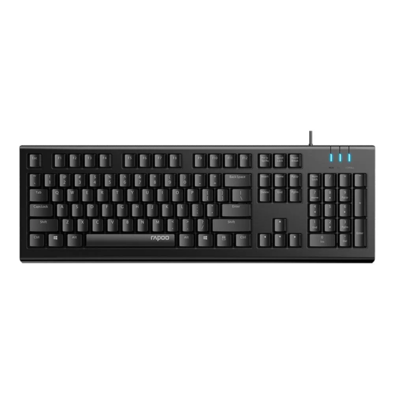 Teclado Rapoo com Fio NK1800 PR RA018 Multilaser