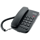Telefone com Fio de Mesa Preto TCF 2000 Elgin