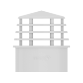 Terminal de Ventilação 75mm Tigre