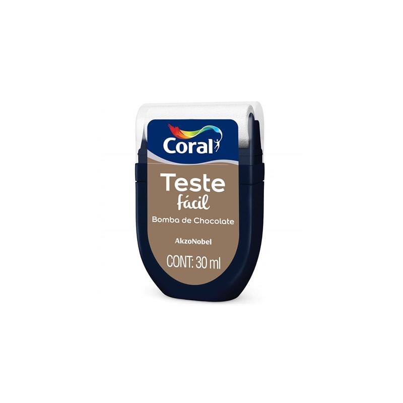 Teste Fácil Bomba de Chocolate 30ml Coral