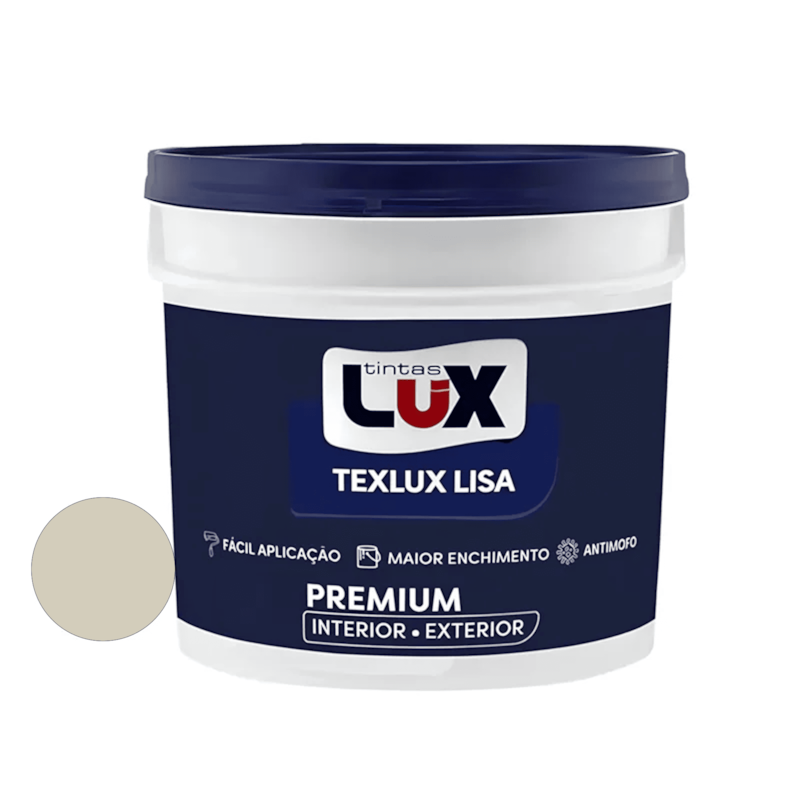 Textura Lisa Texlux Externo Branco Gelo 20kg Lux