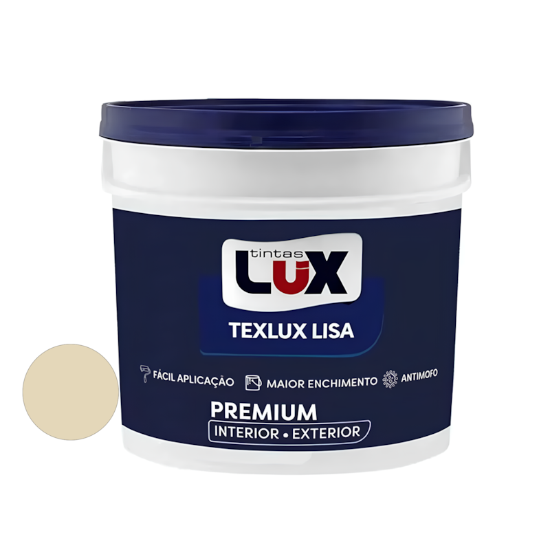 Textura Lisa Texlux Externo Palha 20kg Lux