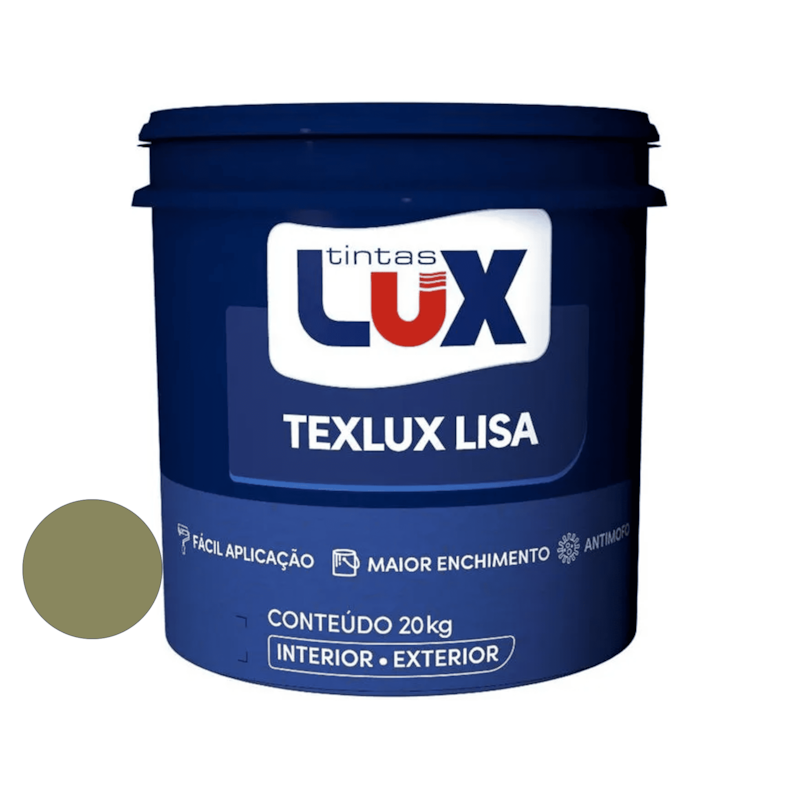 Textura Lisa Texlux Externo Verde Cana 20kg Lux