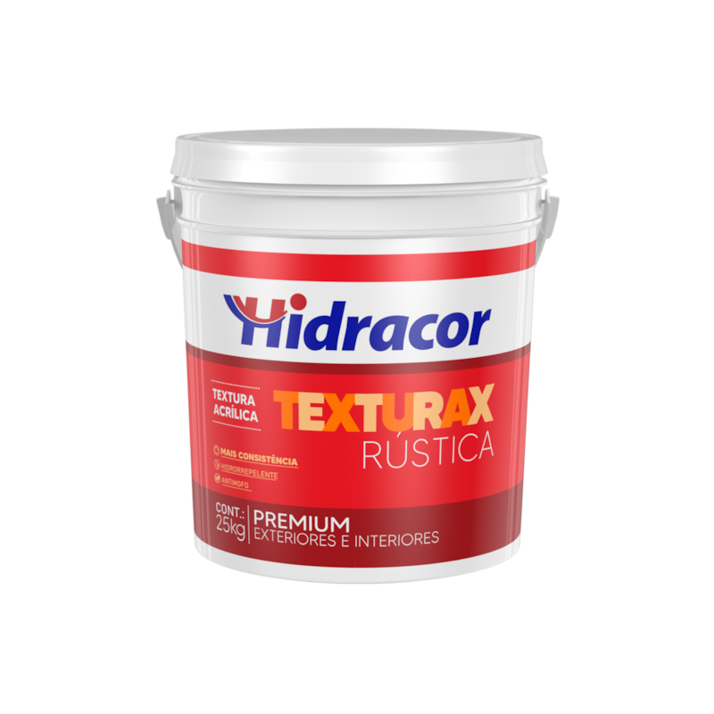 Texturax Rústica Cinza Claro 25kg Hidracor