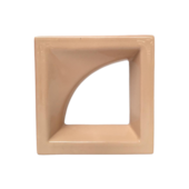 Tijolo Vazado Cobogó Meia Lua Areia 20x20x8cm Cerâmica Martins Tijolo Vazado Cobogó Meia Lua Areia 20x20x8cm Cerâmica Martins