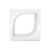 Tijolo Vazado Cobogó Petala Branco 20x20x8cm Cerâmica Martins Tijolo Vazado Cobogó Petala Branco 20x20x8cm Cerâmica Martins
