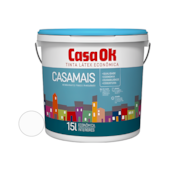 Tinta Acrílica Branco Neve 15L Casa Ok Tinta Acrílica Branco Neve 15L Casa Ok