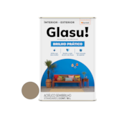 Tinta Acrílica Brilho Prático Semibrilho Cappuccino Cremoso 18L Glasu Tinta Acrílica Brilho Prático Semibrilho Cappuccino Cremoso 18L Glasu