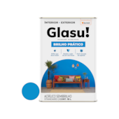 Tinta Acrílica Brilho Prático Semibrilho Oceano 18L Glasu Tinta Acrílica Brilho Prático Semibrilho Oceano 18L Glasu