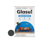 Tinta Acrílica Brilho Prático Semibrilho Terno Cinza 18L Glasu Tinta Acrílica Brilho Prático Semibrilho Terno Cinza 18L Glasu