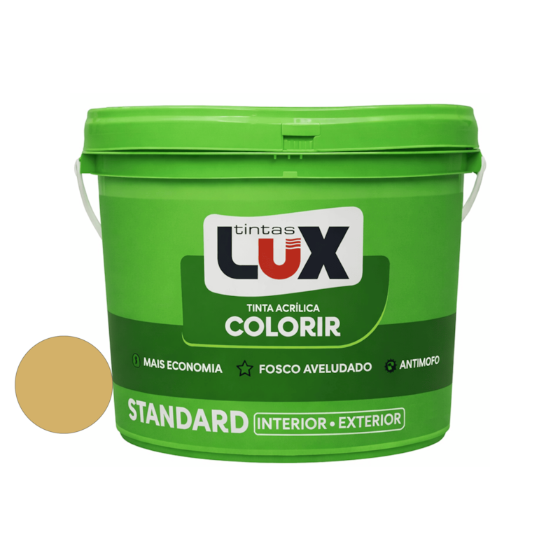 Tinta Acrílica Colorir Ocre 3L Lux