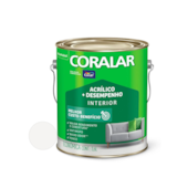 Tinta Acrílica Coralar Fosco Branco 3,6L Coral