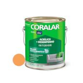  Tinta Acrílica Coralar Fosco Laranja Cítrico 3,6L Coral