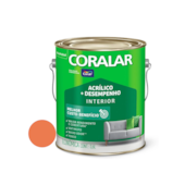  Tinta Acrílica Coralar Fosco Laranja Maracatú 3,6L Coral