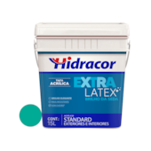 Tinta Acrílica Extralatex Brilho da Seda Verde Água 15L Hidracor Tinta Acrílica Extralatex Brilho da Seda Verde Água 15L Hidracor