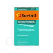 Tinta Acrílica Família Protegida Acetinado Branco 18L Suvnil Tinta Acrílica Família Protegida Acetinado Branco 18L Suvnil