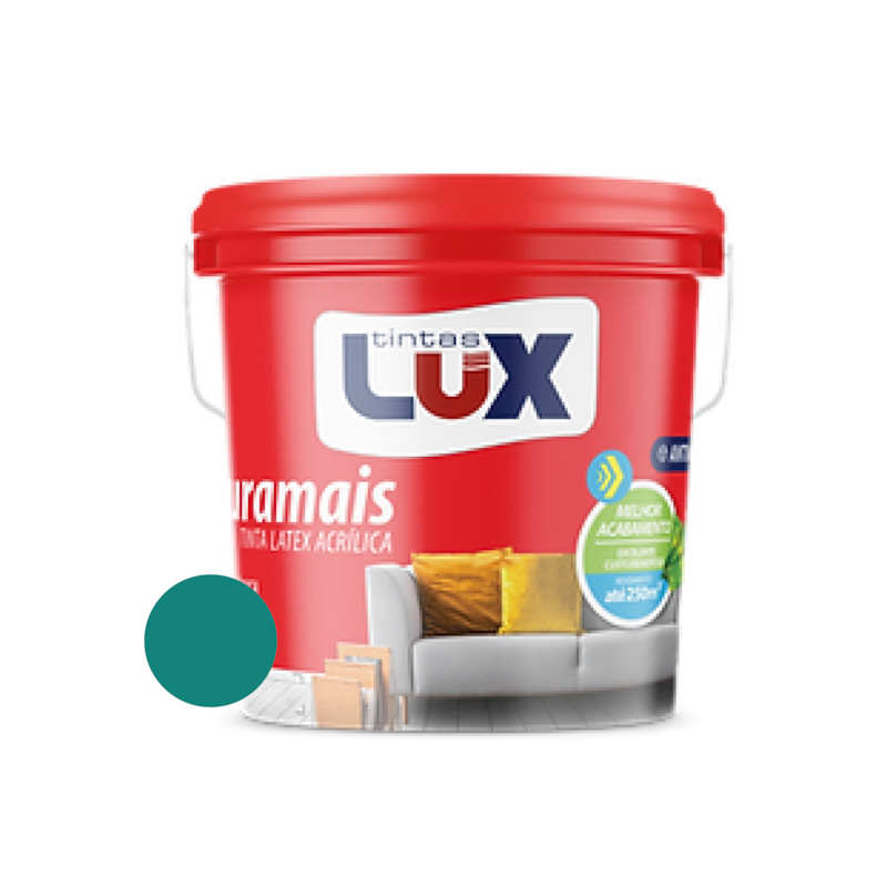 Tinta Acrilica Fosca Duramais Menta 3,0L Tintas Lux