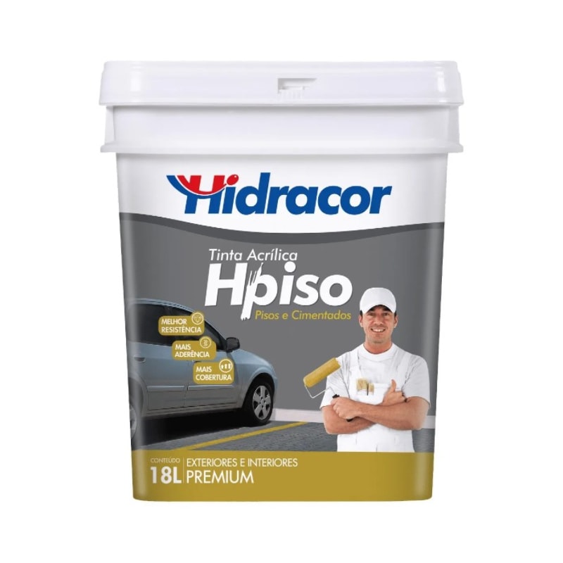 Tinta Acrílica Hpiso Branco 18L Hidracor