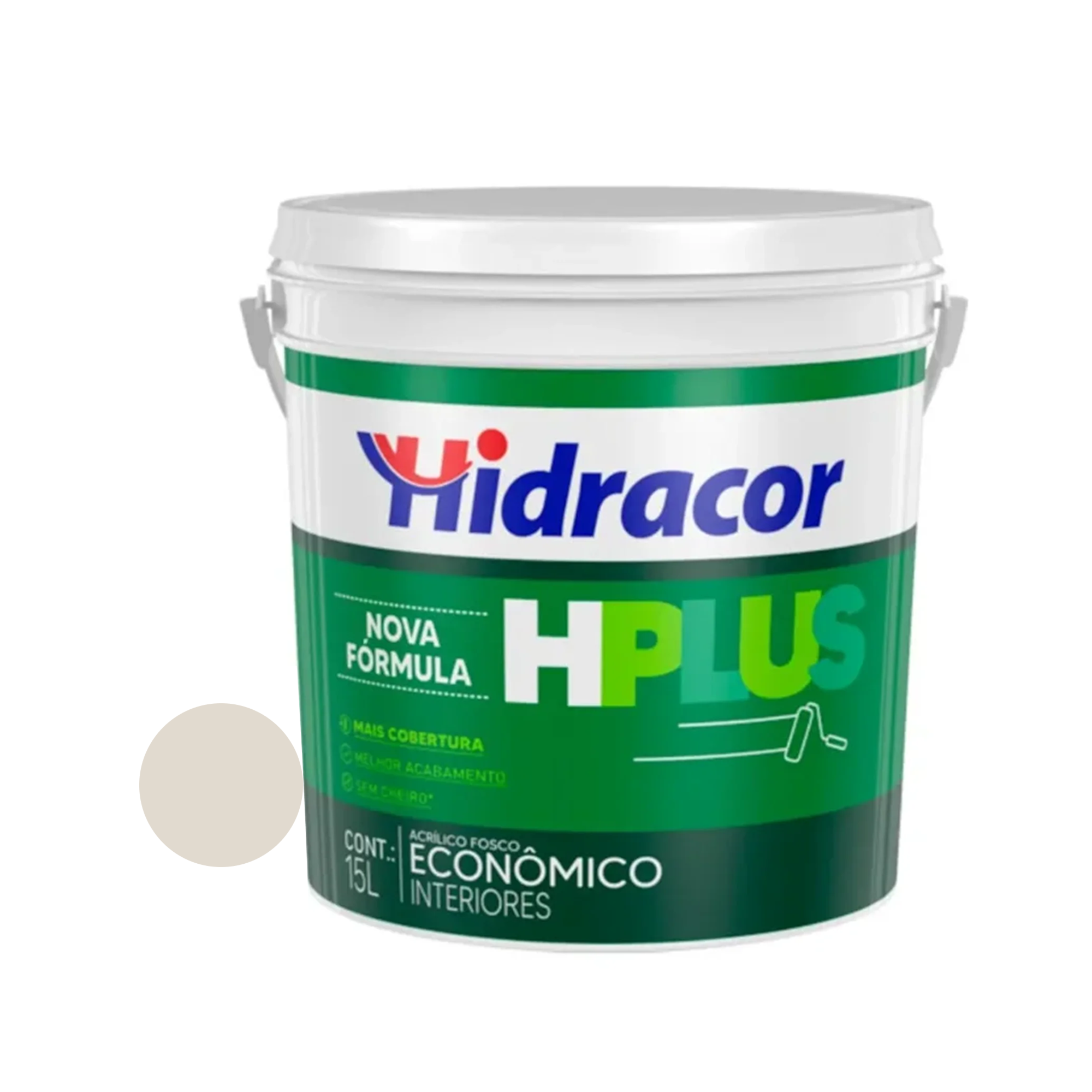 Hplus Tinta Acrílica Hplus Branco Gelo 15L Hidracor - Apotiguar