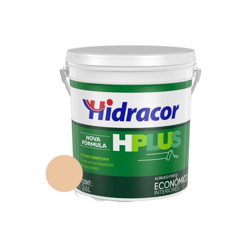 Tinta Acrílica Hplus Pêssego 3,6L Hidracor