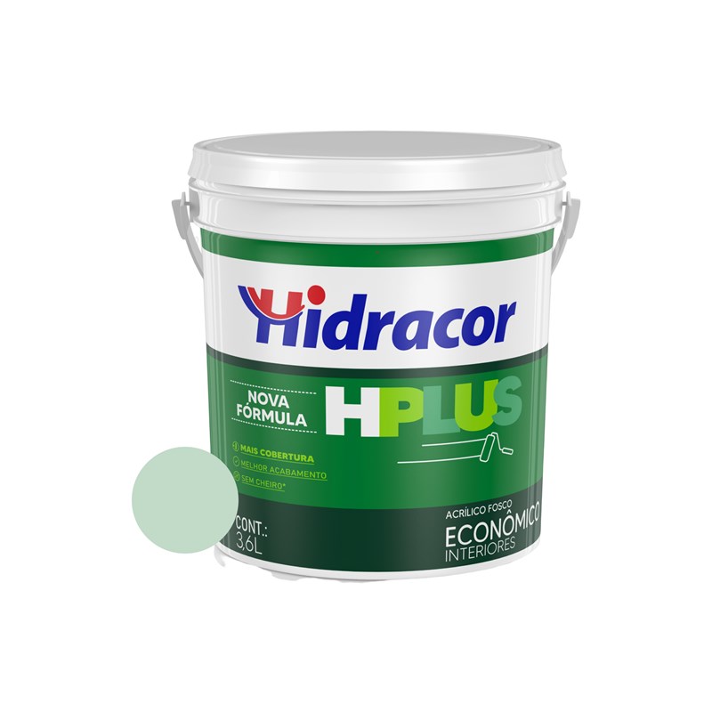 Tinta Acrílica Hplus Verde Amazonas 3,6L Hidracor