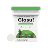 Tinta Acrílica Máxima Eficiência Branco Gelo 18L Glasu Tinta Acrílica Máxima Eficiência Branco Gelo 18L Glasu
