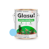 Tinta Acrílica Máxima Eficiência Céu Claro 3,6L Glasu Tinta Acrílica Máxima Eficiência Céu Claro 3,6L Glasu