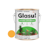 Tinta Acrílica Máxima Eficiência Fosco Amarelo Ouro 3,6L Glasu Tinta Acrílica Máxima Eficiência Fosco Amarelo Ouro 3,6L Glasu