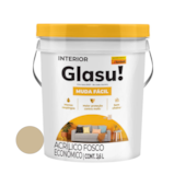 Tinta Acrílica Muda Fácil Camurça 3,6L Glasu
