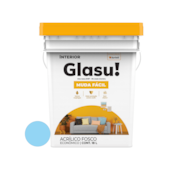 Tinta Acrílica Muda Fácil Fosco Céu Claro 18L Glasu Tinta Acrílica Muda Fácil Fosco Céu Claro 18L Glasu