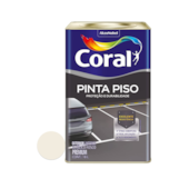 Tinta Acrílica Pinta Piso Fosco Branco 18L Coral