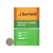 Tinta Acrílica Rende e Cobre Muito Fosco Concreto 18L Suvinil Tinta Acrílica Rende e Cobre Muito Fosco Concreto 18L Suvinil