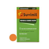 Tinta Acrílica Rende e Cobre Muito Fosco Tangerina 18L Suvinil Tinta Acrílica Rende e Cobre Muito Fosco Tangerina 18L Suvinil