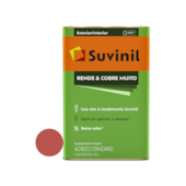 Tinta Acrílica Rende e Cobre Muito Fosco Vermelho Cardinal 18L Suvinil Tinta Acrílica Rende e Cobre Muito Fosco Vermelho Cardinal 18L Suvinil
